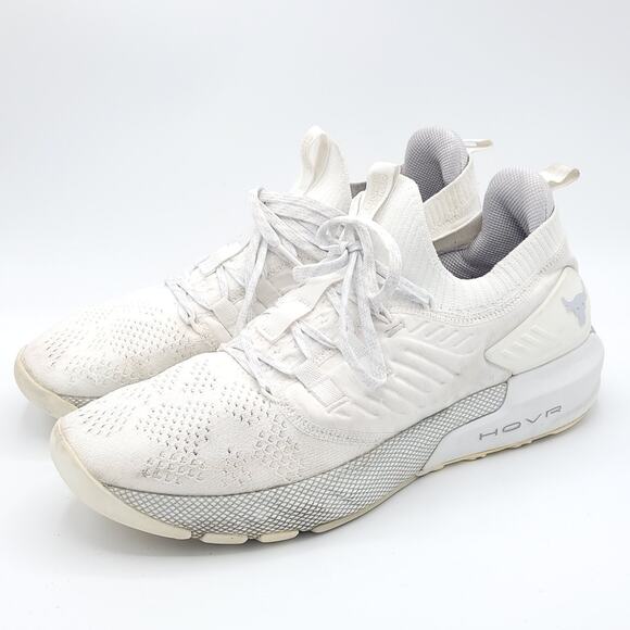 Under Armour Project Rock 3 Training white 3023004-110 men\'s size 10.5 main image 9